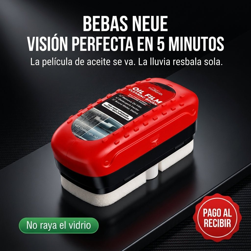 Limpiador y Pulidor Para Vidrios - Elimina la grasa del parabrisas - pelumx - Tecnologia