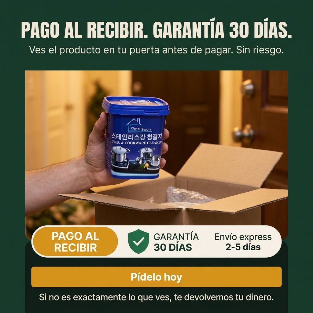 Pasta Limpiadora Ollas Acero Inoxidable - Rescata tus ollas en minutos - pelumx - COCINA